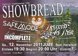 Showbread Flyer