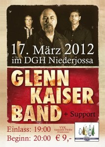 Glenn Kaiser Band Flyer 2012